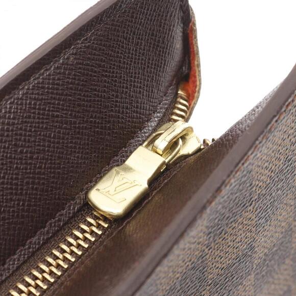 LOUIS VUITTON Brown Damier Leather Tote Bag - Picture 10 of 11